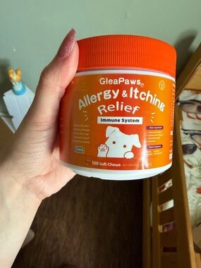 GleaPaws Allergy & Itching Relief Chews - Orange